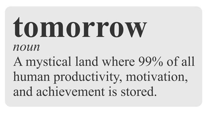 The Art of Procrastination