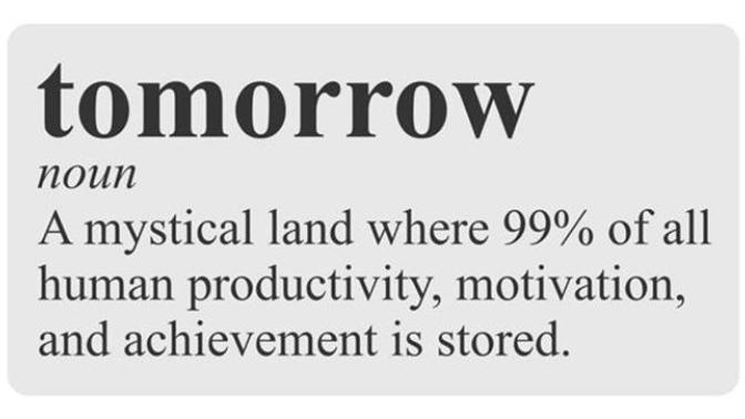 The Art of Procrastination