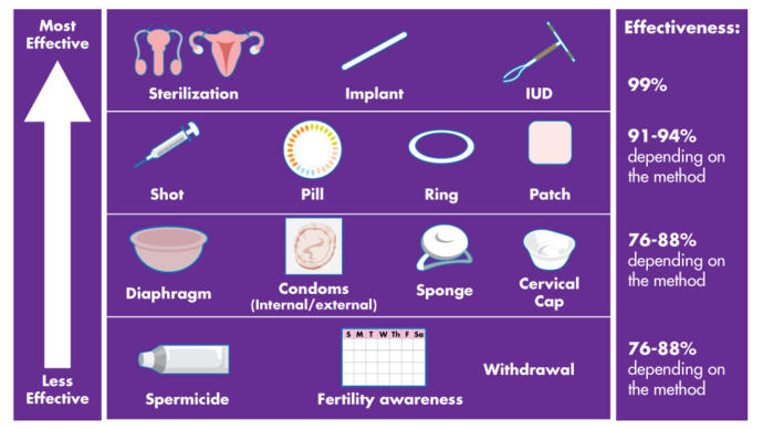 Contraception, Your Options in the US.