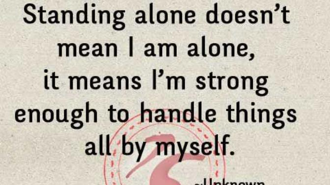 The Side-effect of Being a Strong and Independent Person