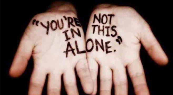 Never alone