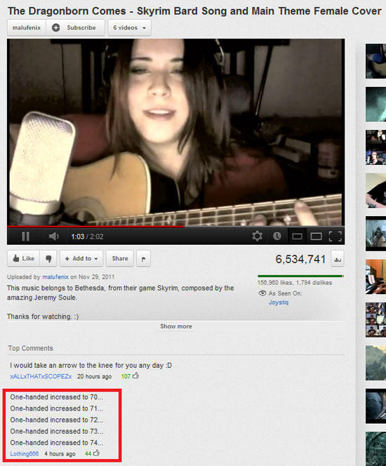Just a musician showing what she can do.