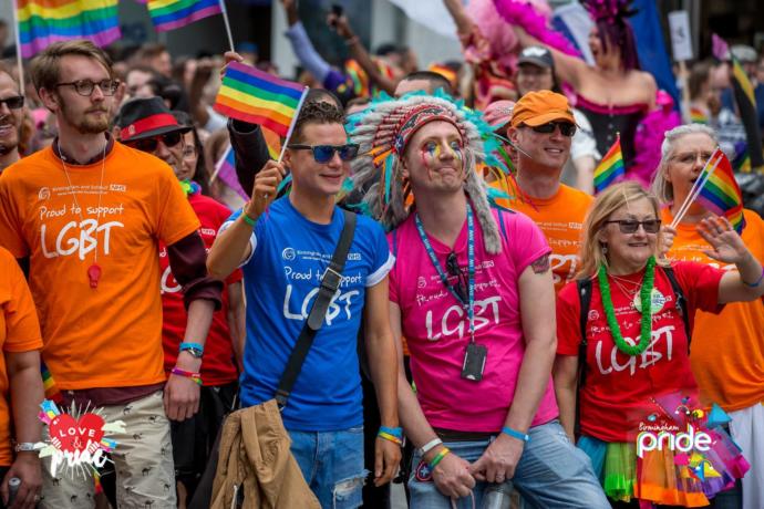 Gay pride march