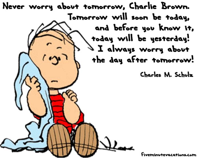 Inspirational quotes as told by Peanuts, Garfield and Archie