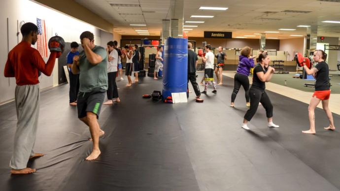 Kick some pads XD