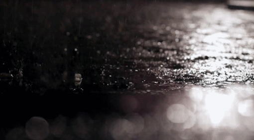 the sound of rain like a song