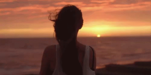The sun's red lights dance in the sky