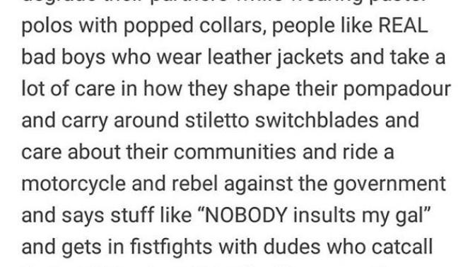 Yes, women like bad boys.