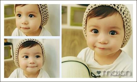 Adorable mixed baby.