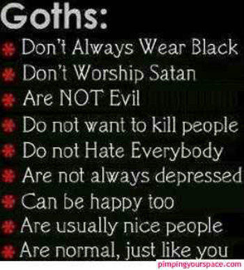 Stop Blaming Goth Kids! (rant)