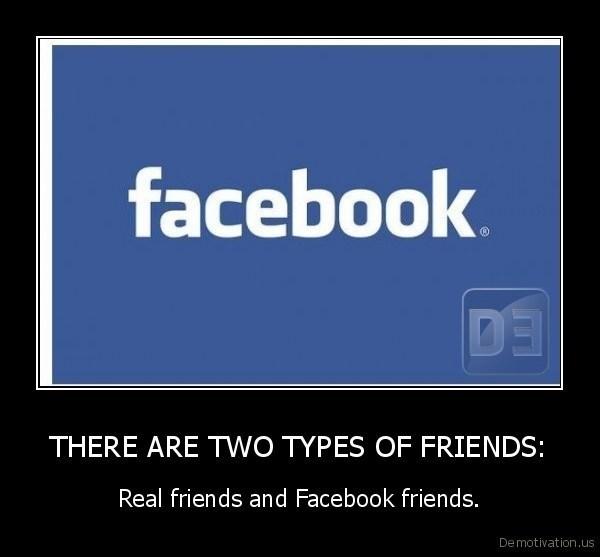 Facebook Friends vs. Real Friends vs. Misc. Who do you trust?