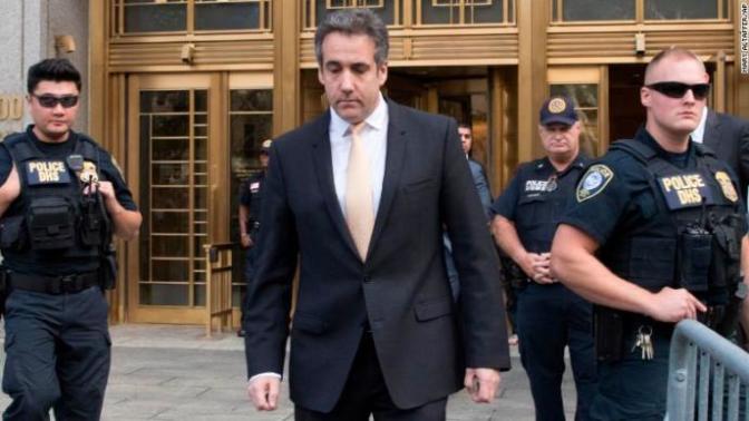 Manafort and Cohen: Two of the President's men, guilty.