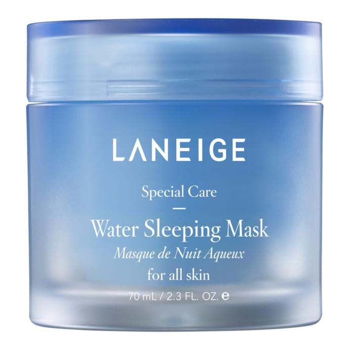 Laneige Water Based Sleeping Mask : You put that all over your face before you go to sleep, and when you wake up...BAM fabulous,shiny complexion.