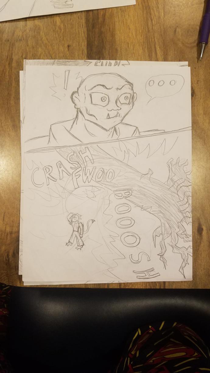 My all nighter story board session.