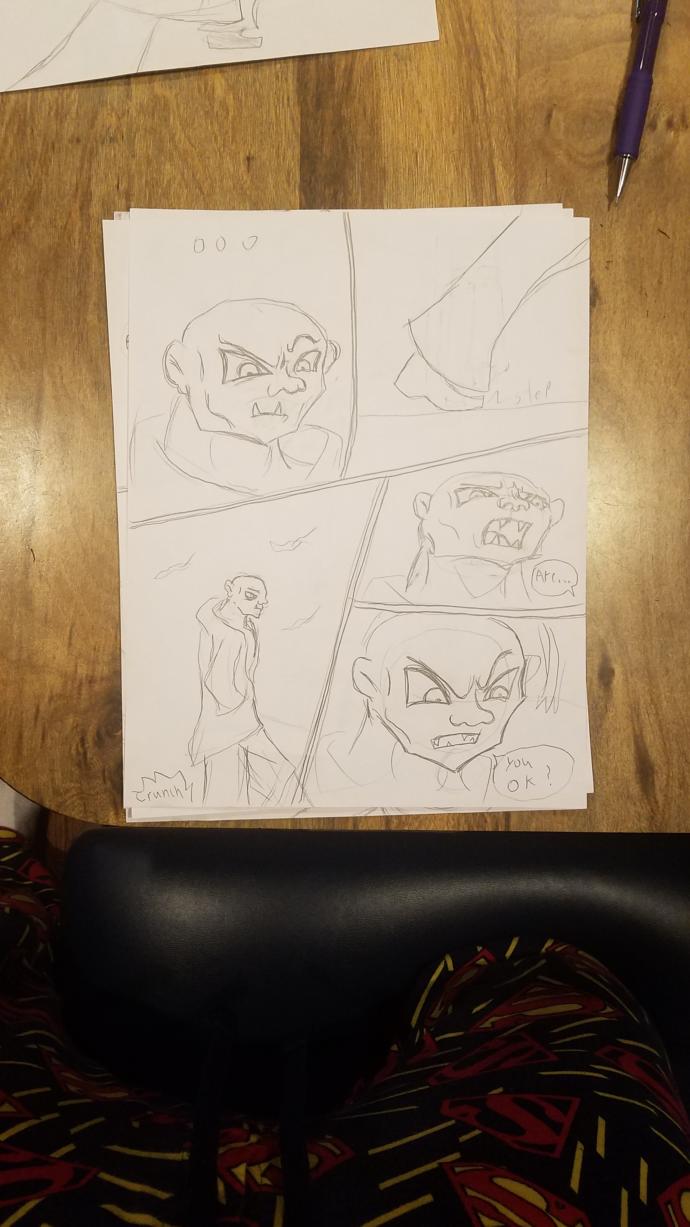 My all nighter story board session.