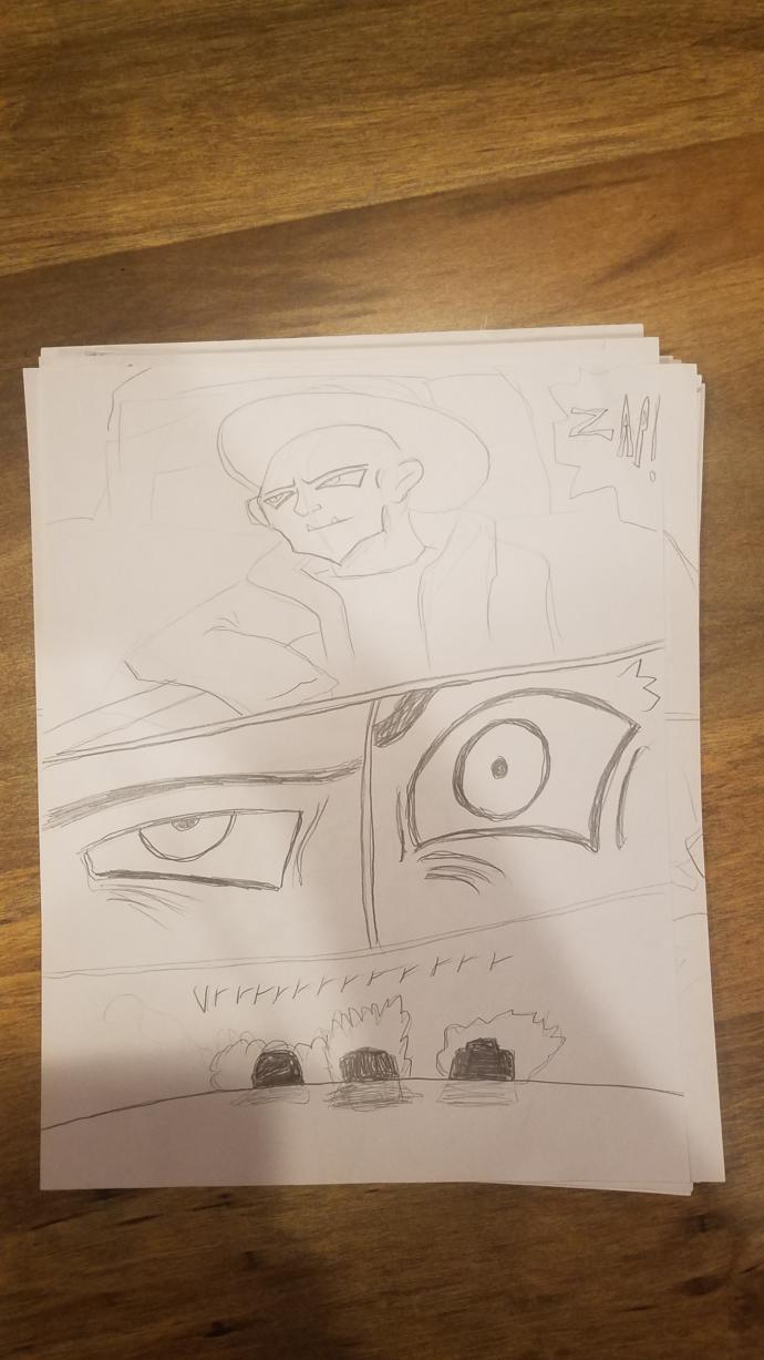 My all nighter story board session.