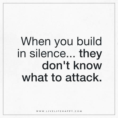 Don't let people fuck shit up for you.