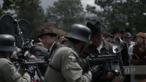 Nazi troops with MP5s.