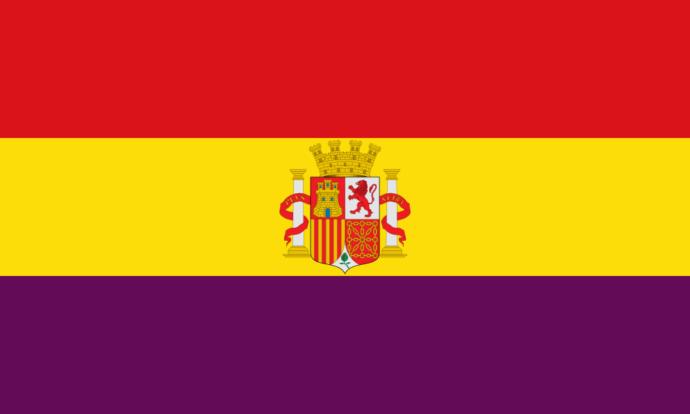 Spains flag as a republic
