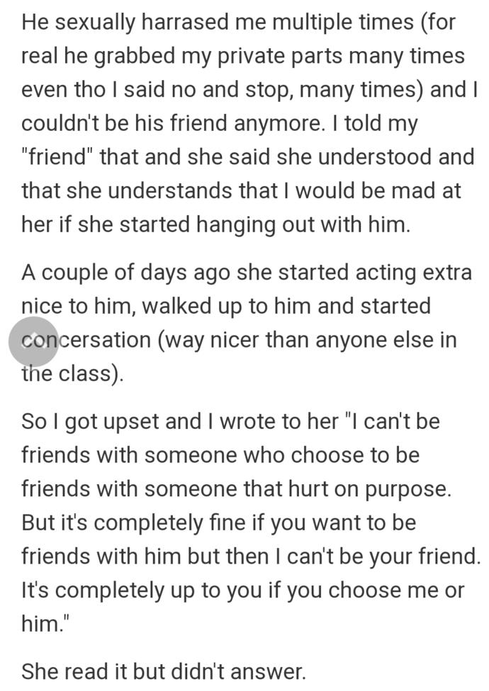 Should I forgive her?
