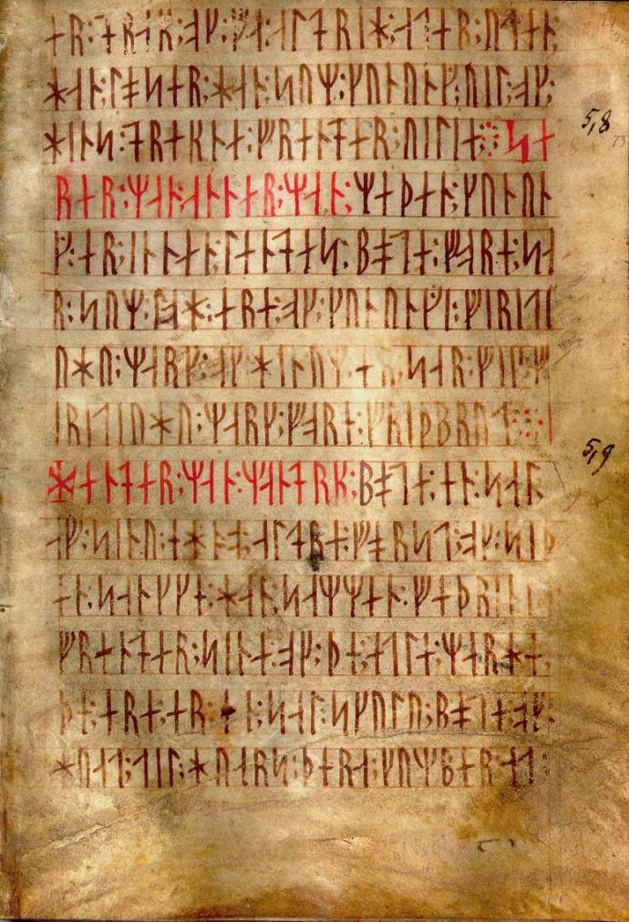 Runes was the Norse alphabet.