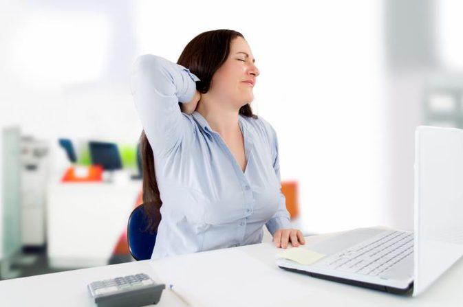Take periodic stretch breaks at your desk.