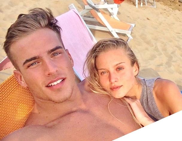 Can she ever match his beauty without make up?