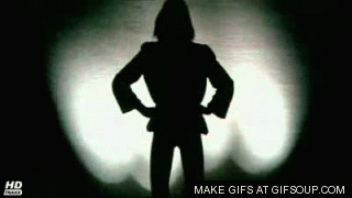 I see a little silhouetto of a man