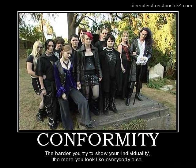 From cute conformist to being set free