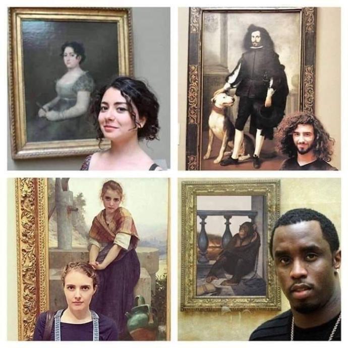 Artist Meets the Past Masters in Art History