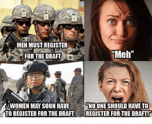 Why Aren't Women Drafted? Should They Be?