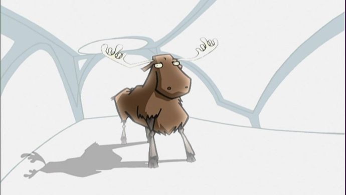 A Room With a Moose
