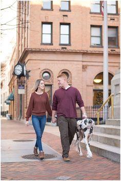 Romantic walk in the park