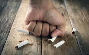 Crush your bad habit! Smoking is a common bad habit to break!