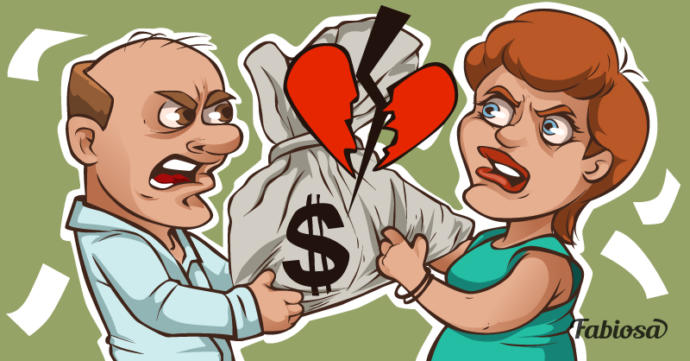 Couples Fighting Over Money