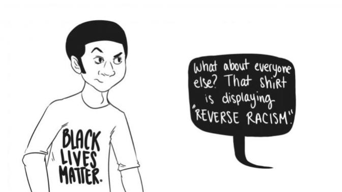Racism towards white people is not wrong?