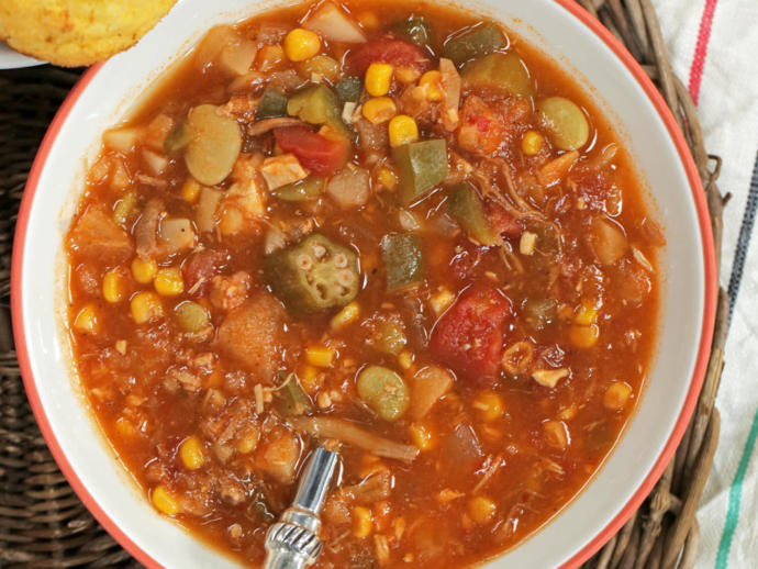 Brunswick stew made with chicken is the best.