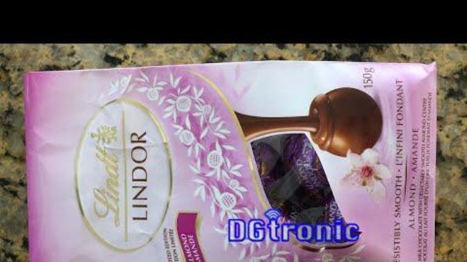 LINDT LINDOR ALMOND milk chocolate REVIEW VIDEO
