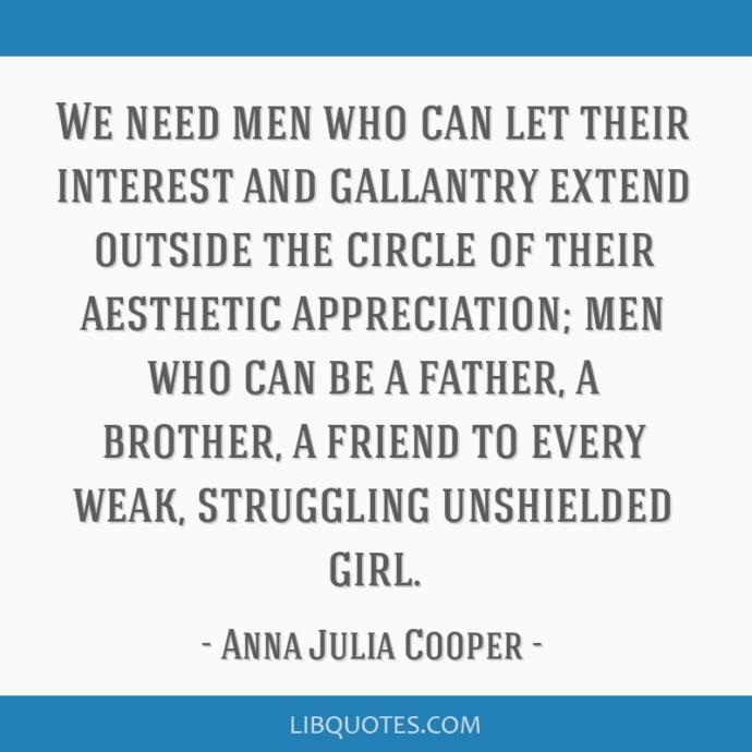 A Love Letter To Our Men
