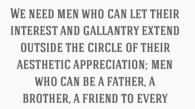 A Love Letter To Our Men