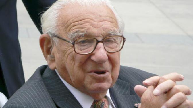 Holocaust Remembrance Day, Sir Nicholas Winton.