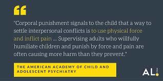 Why corporal punishment (spanking etc) is bad for your child.