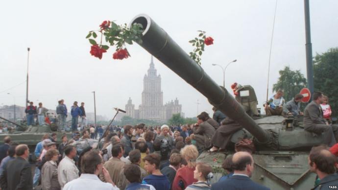 Pacified Soviet tank