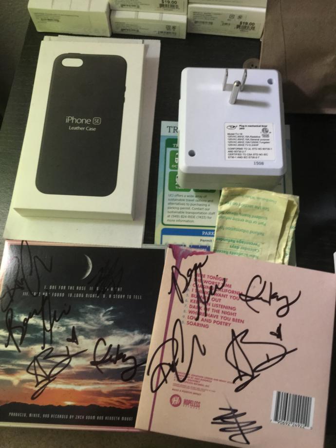 Got my albums signed.