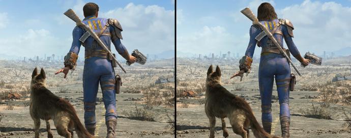 Fallout 4 male and female protagonists