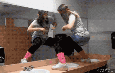 Let's dance on gag
