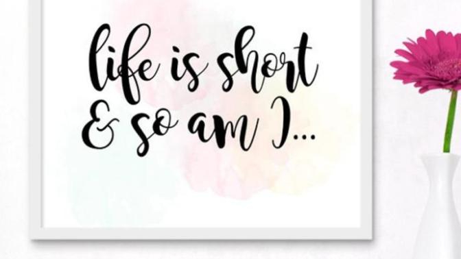 Perks of being a short woman!