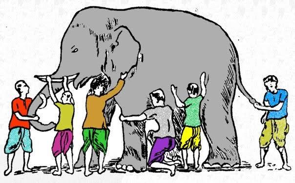 The Six Blind Men and the Elephant Story.
