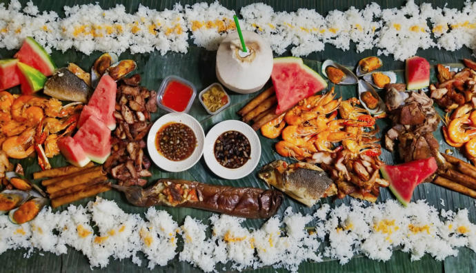 Filipino Boodle Fight style