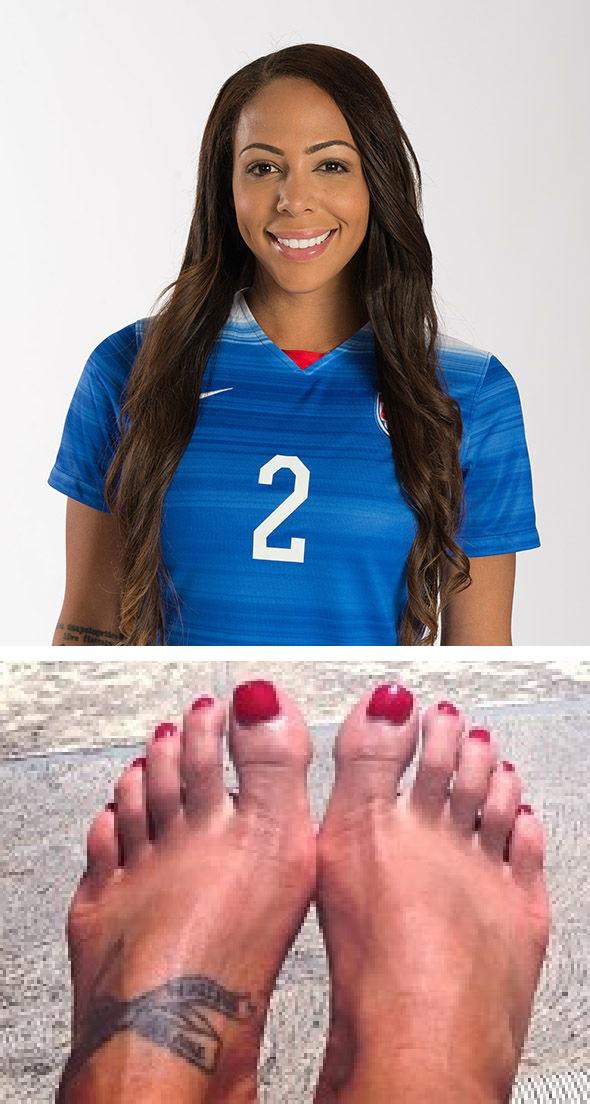 The Feet Of Women's Soccer